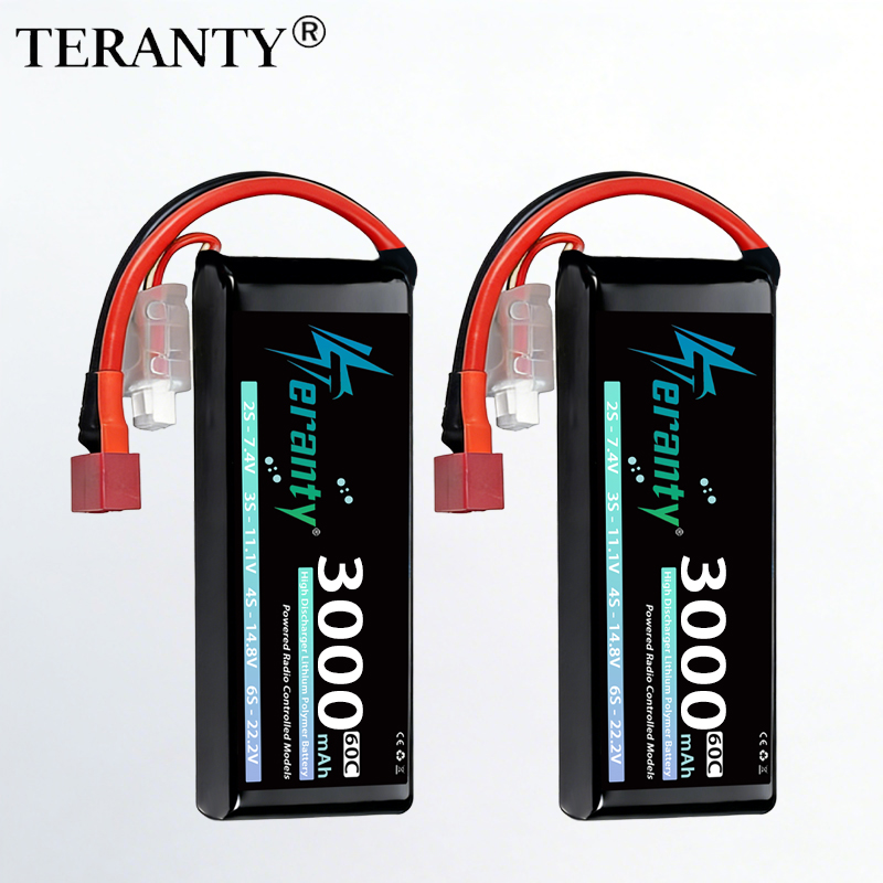 Drone Battery Plate - Batería Lipo TERANTY 2S 3000mAh 7.4V
