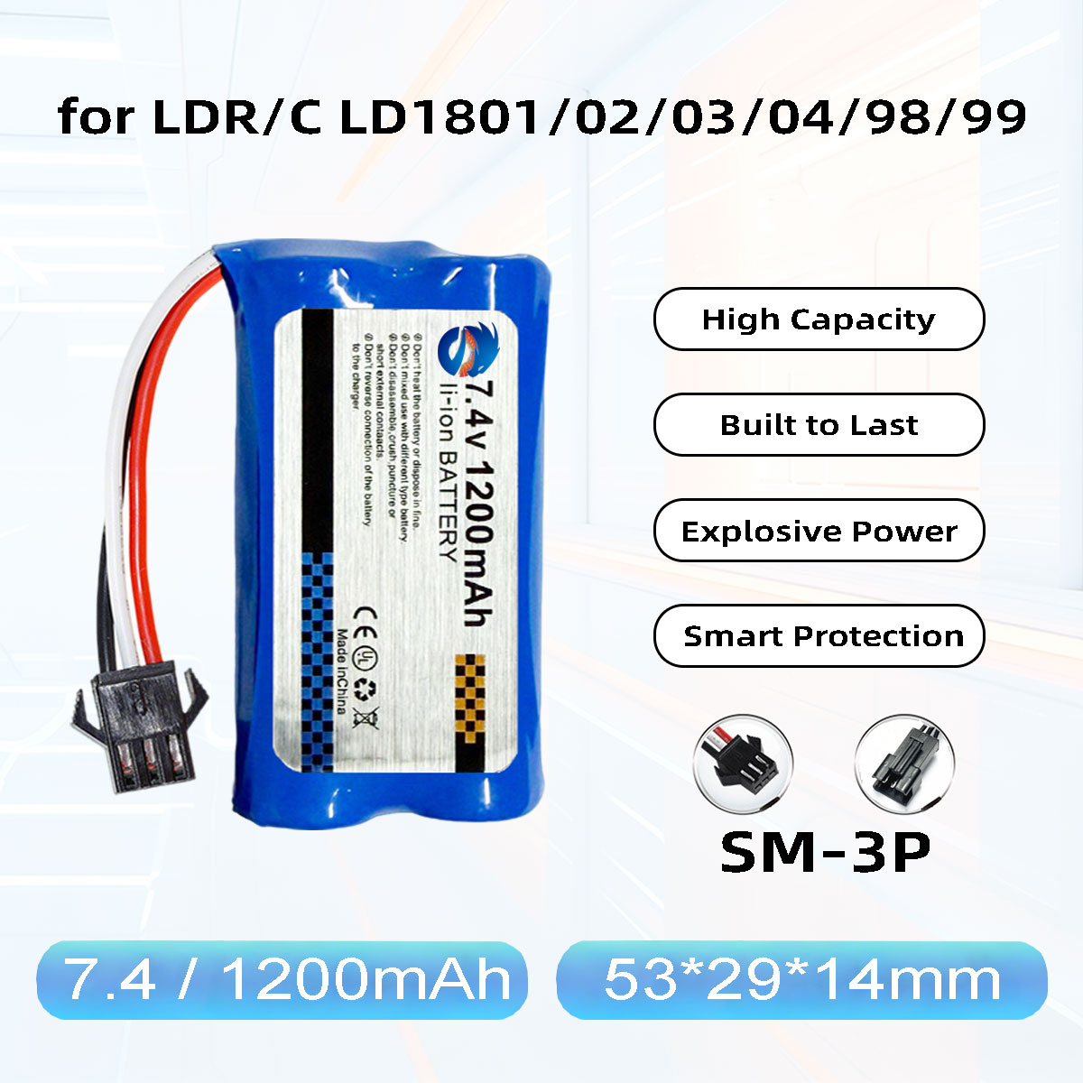 Drone Battery Li-Ion - Batería de Iones de Litio Skymaker