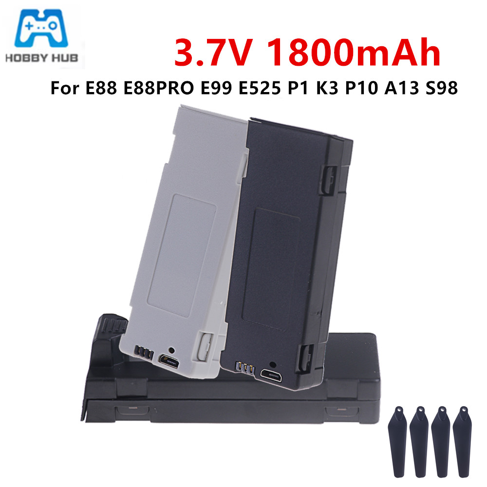 Drone Battery Charger - Para batería recargable E88 3,7 V