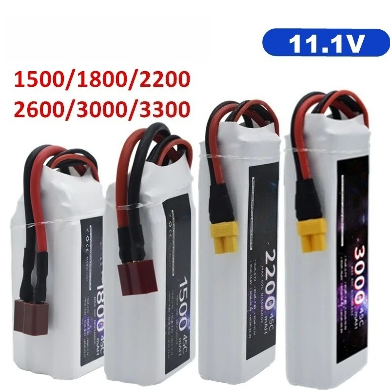 Drone Battery Li-Ion - Batería LiPo 3S 1500mah 1800mAh 2200mah