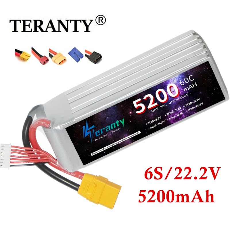 Drone Battery 6S - TERANTY-batería Lipo 6S de 5200mAh, 22,2