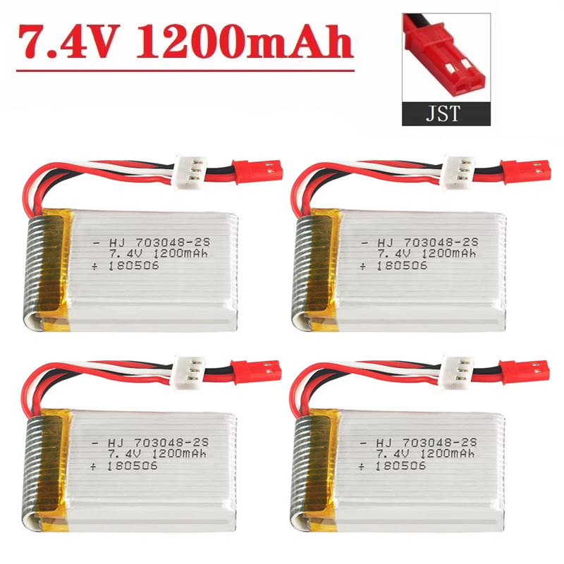 Drone Battery Plate - Batería Lipo 2S 7.4V 1200mAh 703048