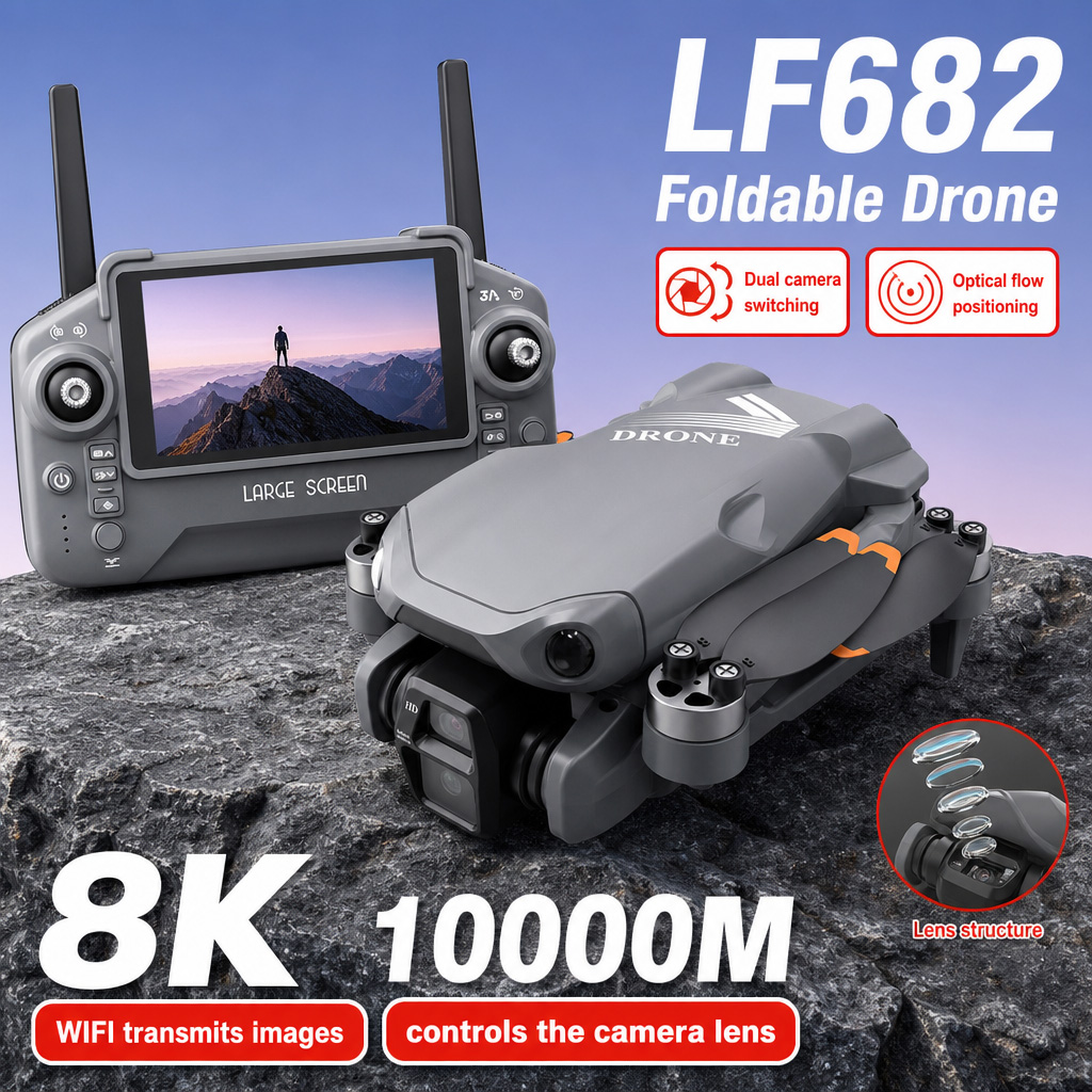 Drone Battery Balance Charger - Dron Aéreo LF682 con Cámaras Duales