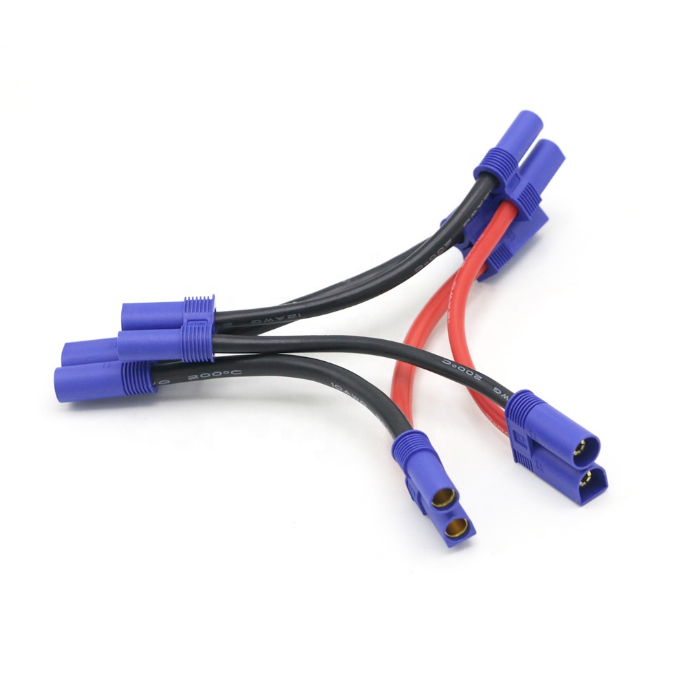 Drone Battery Connector - 10 Uds EC5 serie 12AWG 100mm