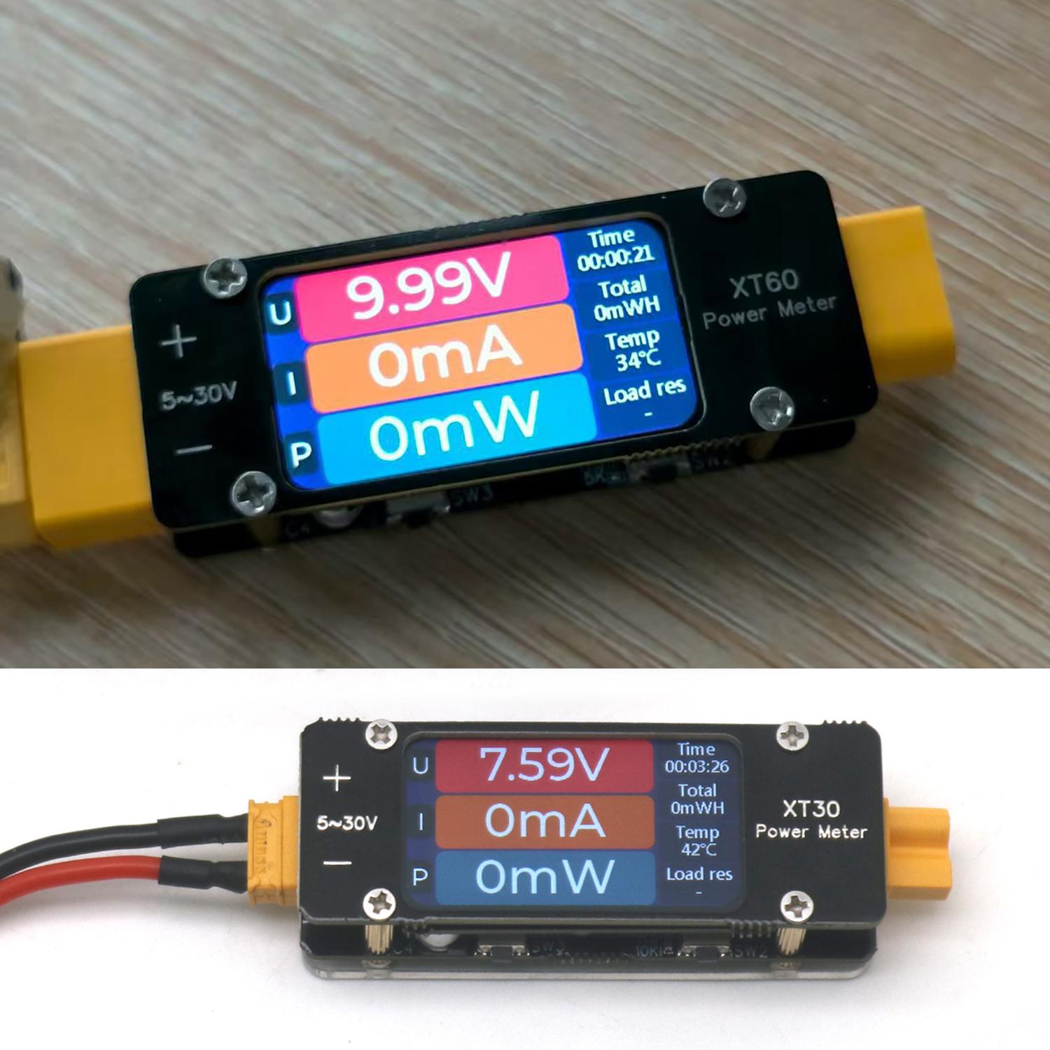 Drone Battery Voltage Checker - 2mA-64A DC XT60 amperímetro medidor de