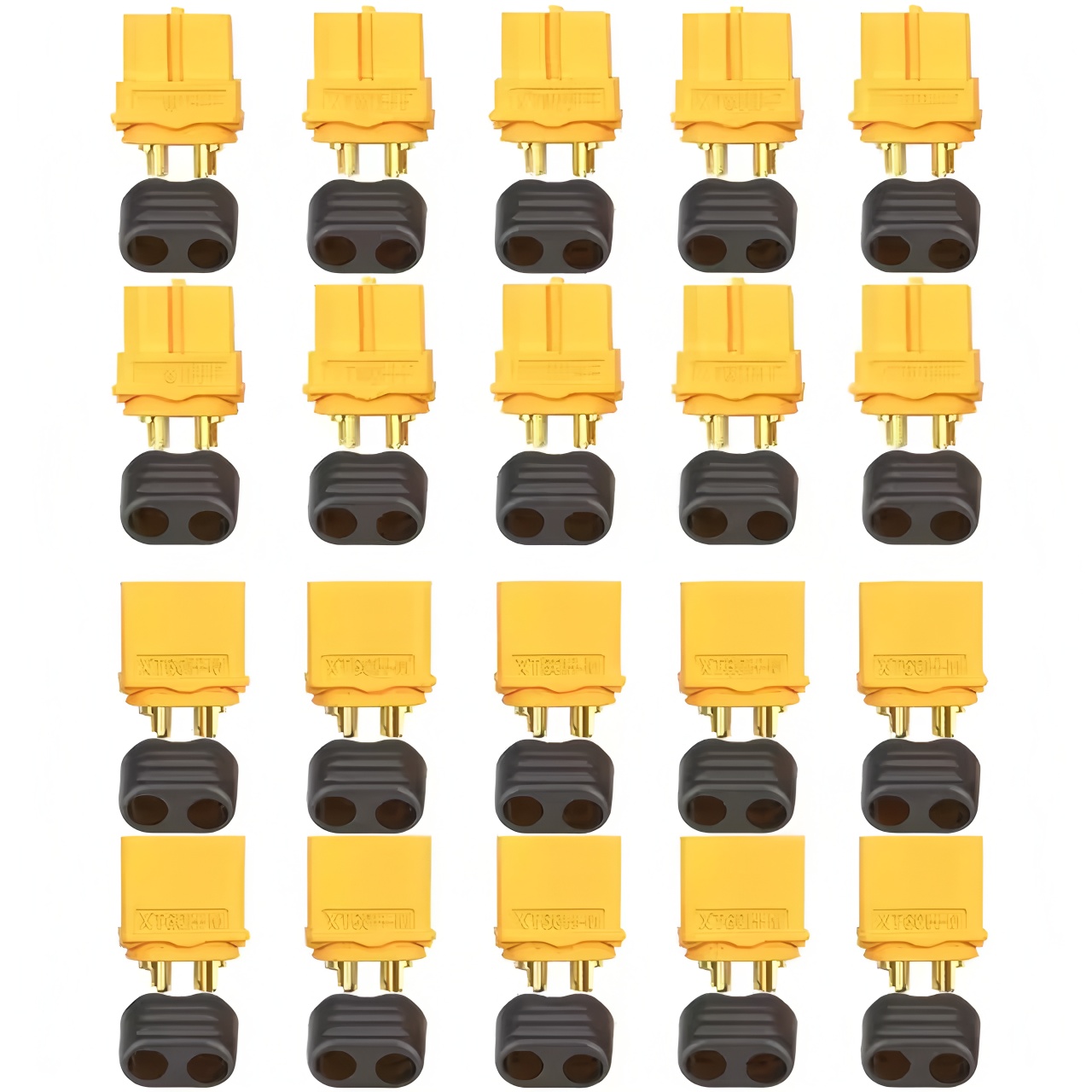 Drone Battery Connector - Conector XT60H y Carcasa (10/20 pares)