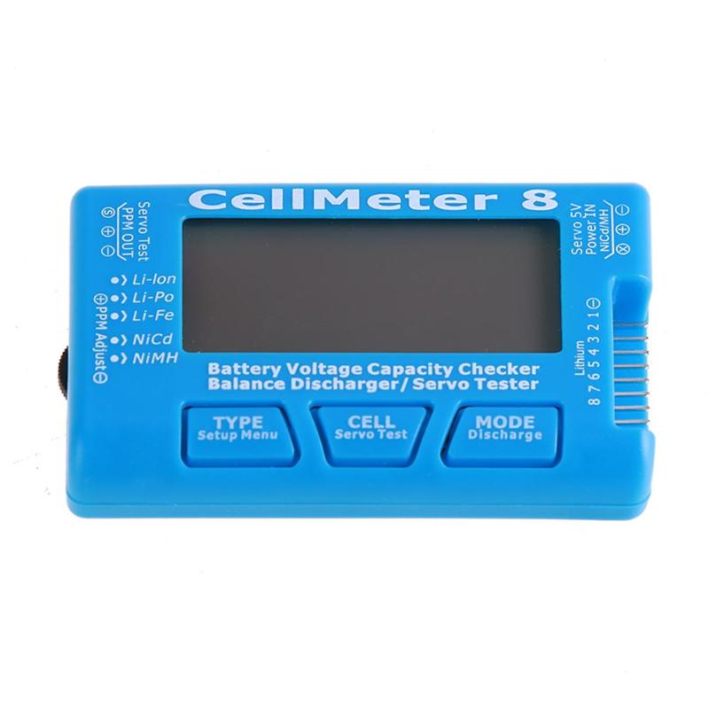 Drone Battery Voltage Checker - Cellmeter 8 comprobador de batería Digital