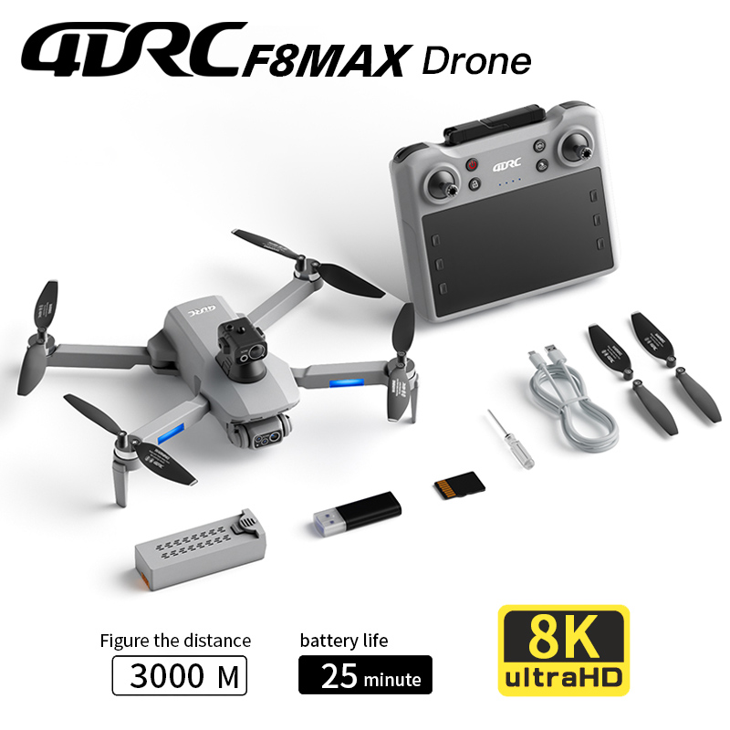 Drone Battery Case - Dron F8 MAX GPS profesional con