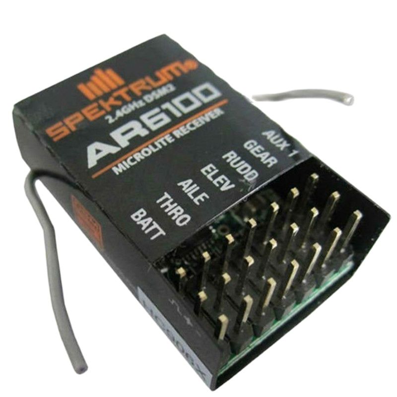 Drone Battery Plate - Receptor AR6100 DSM2 6CH 2,4 GHz