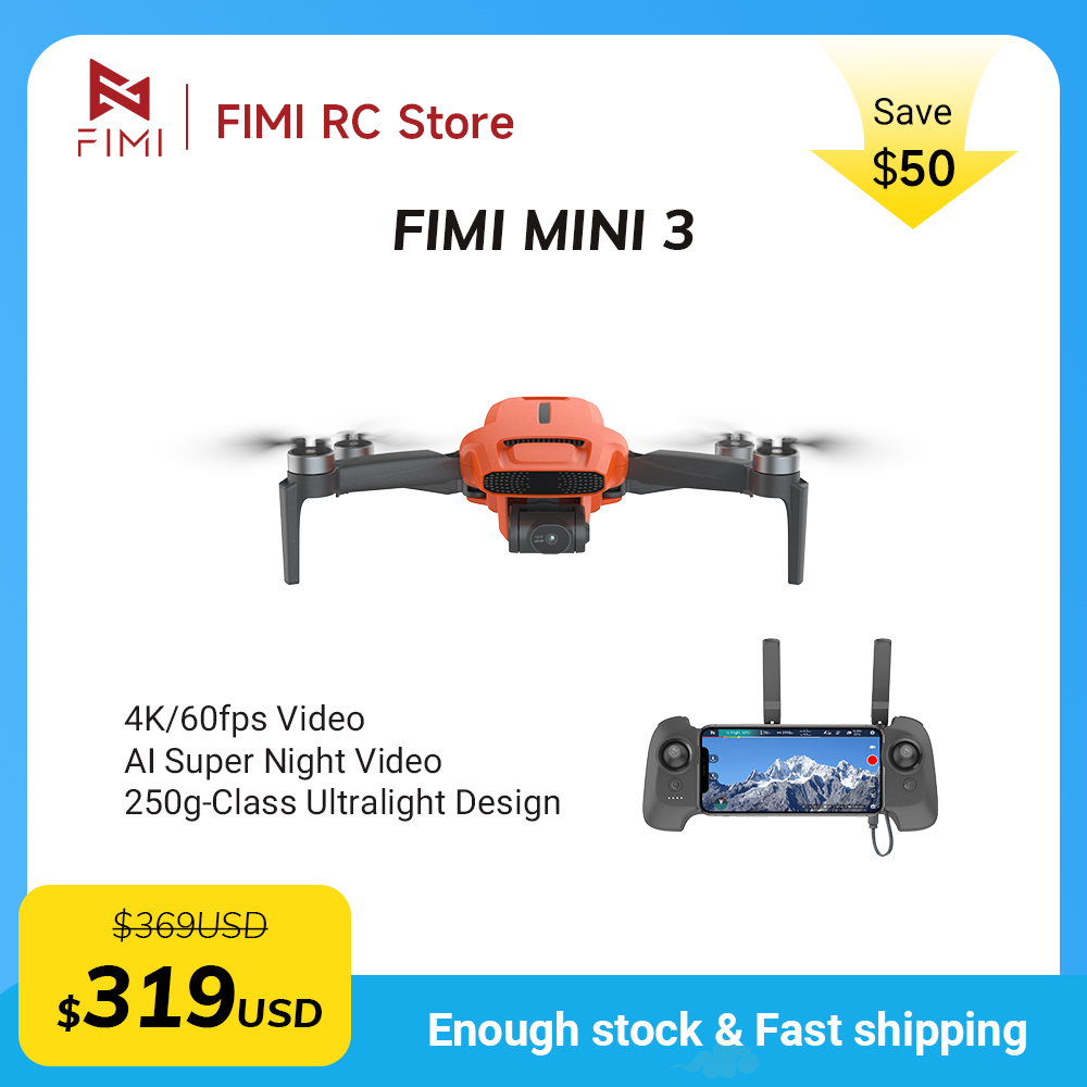 Drone Battery Smart - Dron con Cámara FIMI MINI 3,
