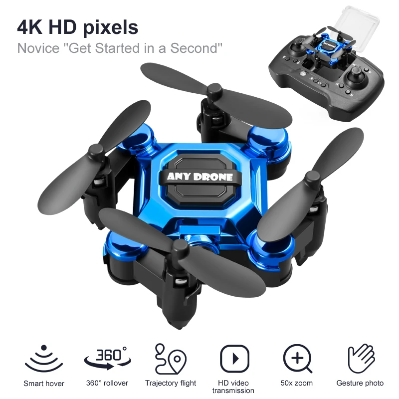 Drone Battery Smart - Cámara 4K HD RC Drone Fold
