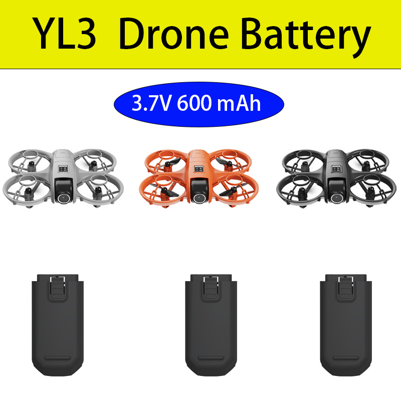 Drone Battery Li-Ion - Batería Original para Dron YL3, 3,7