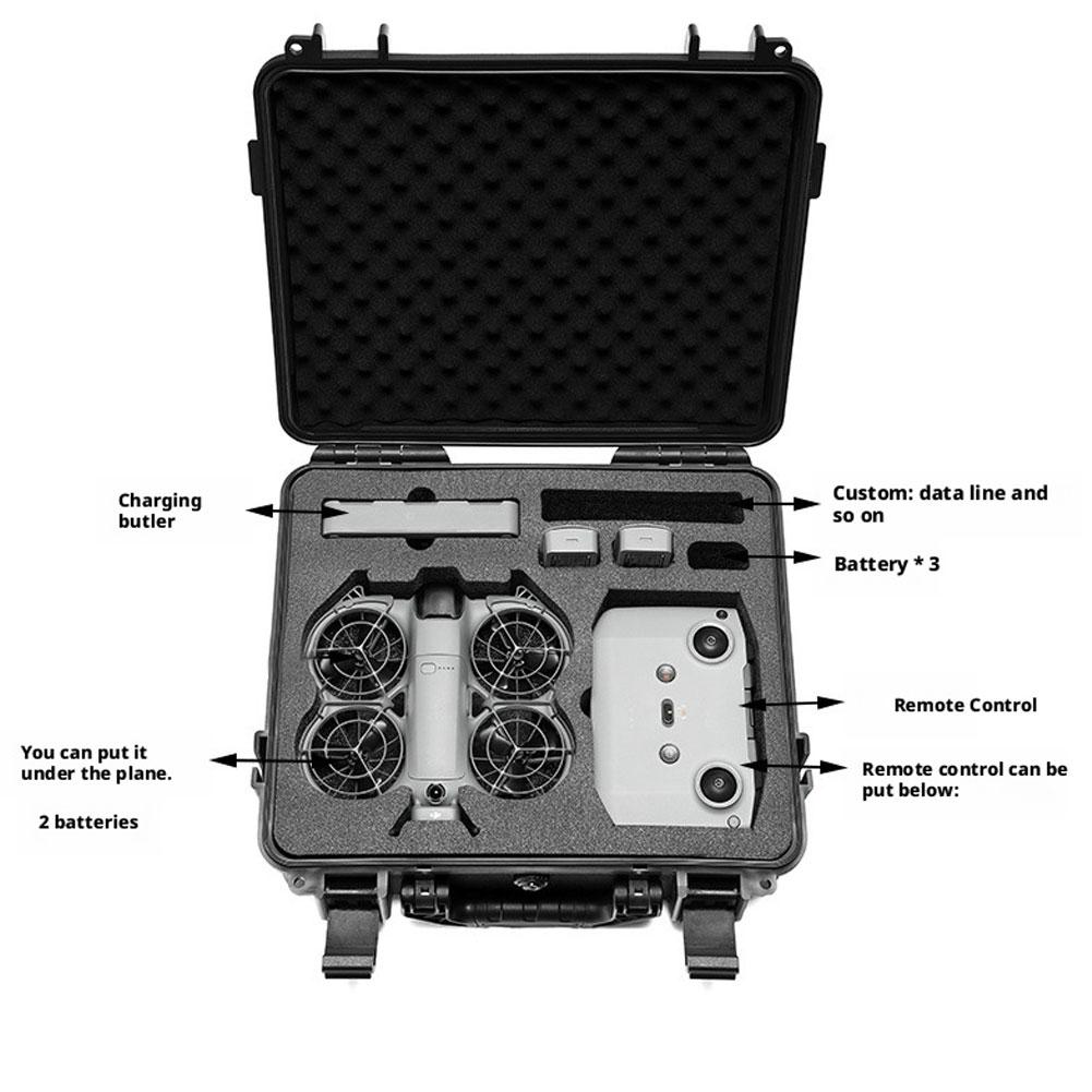 Estuche rígido impermeable con - Drone Battery Strap reseña y precio