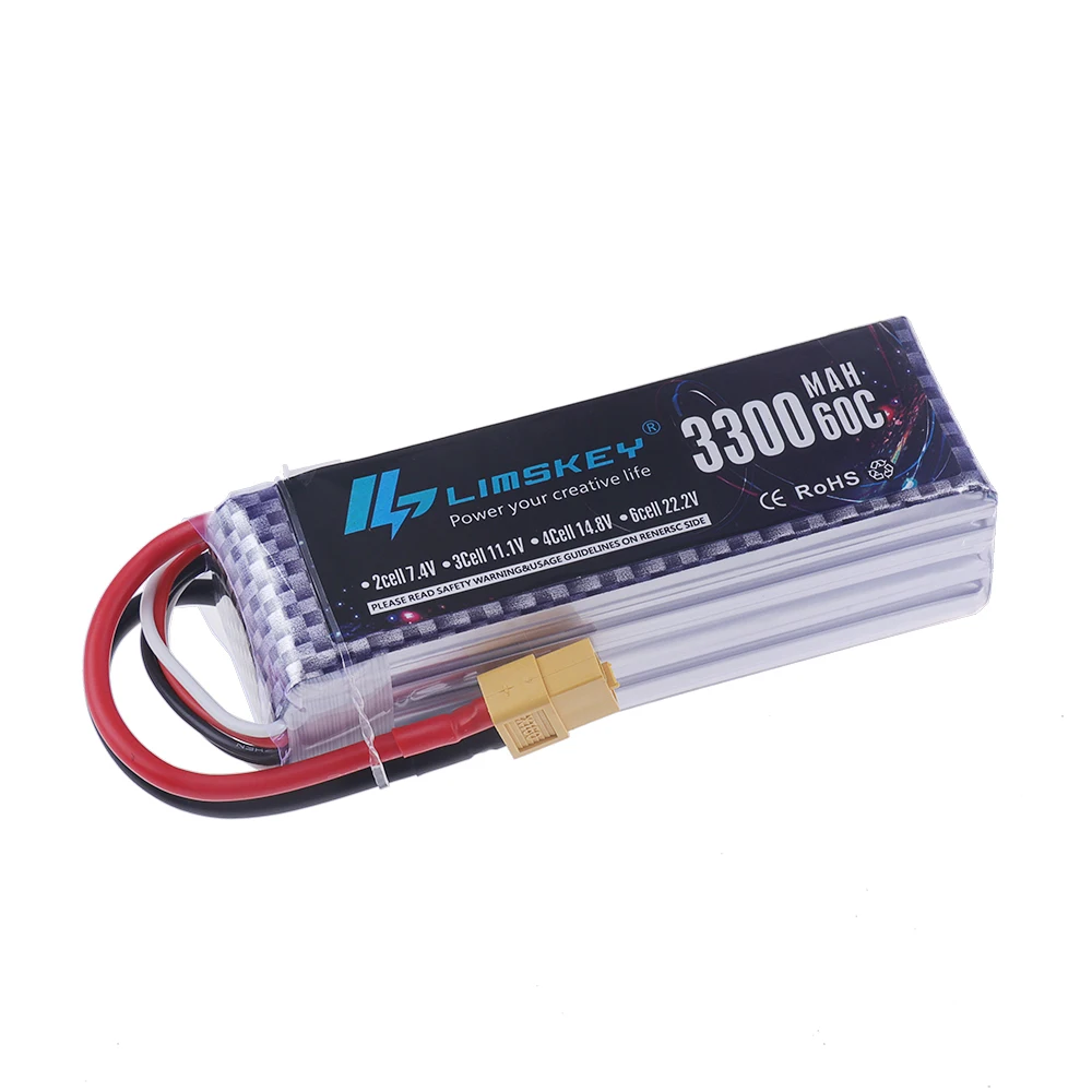Batería LiPo 4S 14.8V 3300mAh  - Drone Battery 4S reseña y precio