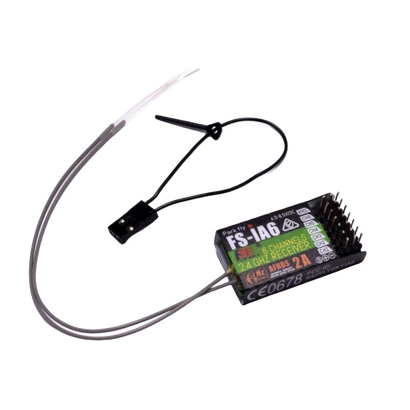 Receptor Flysky FS-IA6 6CH ant - Drone Battery Plate reseña y precio