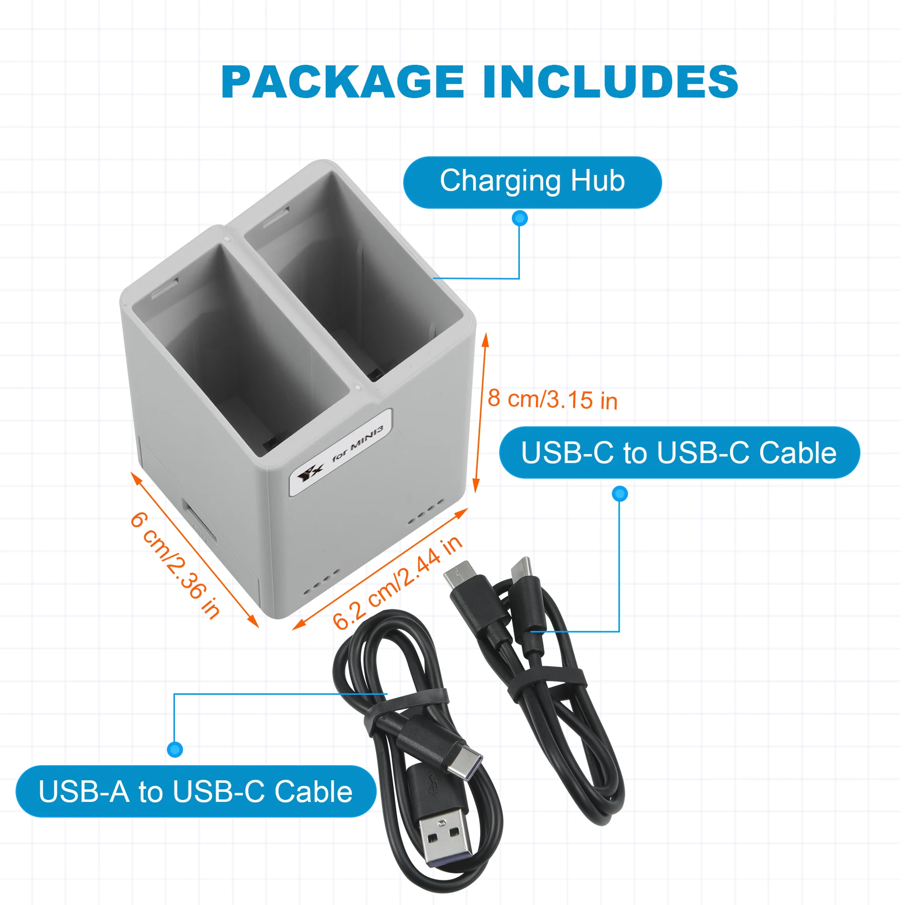 Cargador Hub para Dron DJI Min - Drone Battery Balance Charger reseña y precio