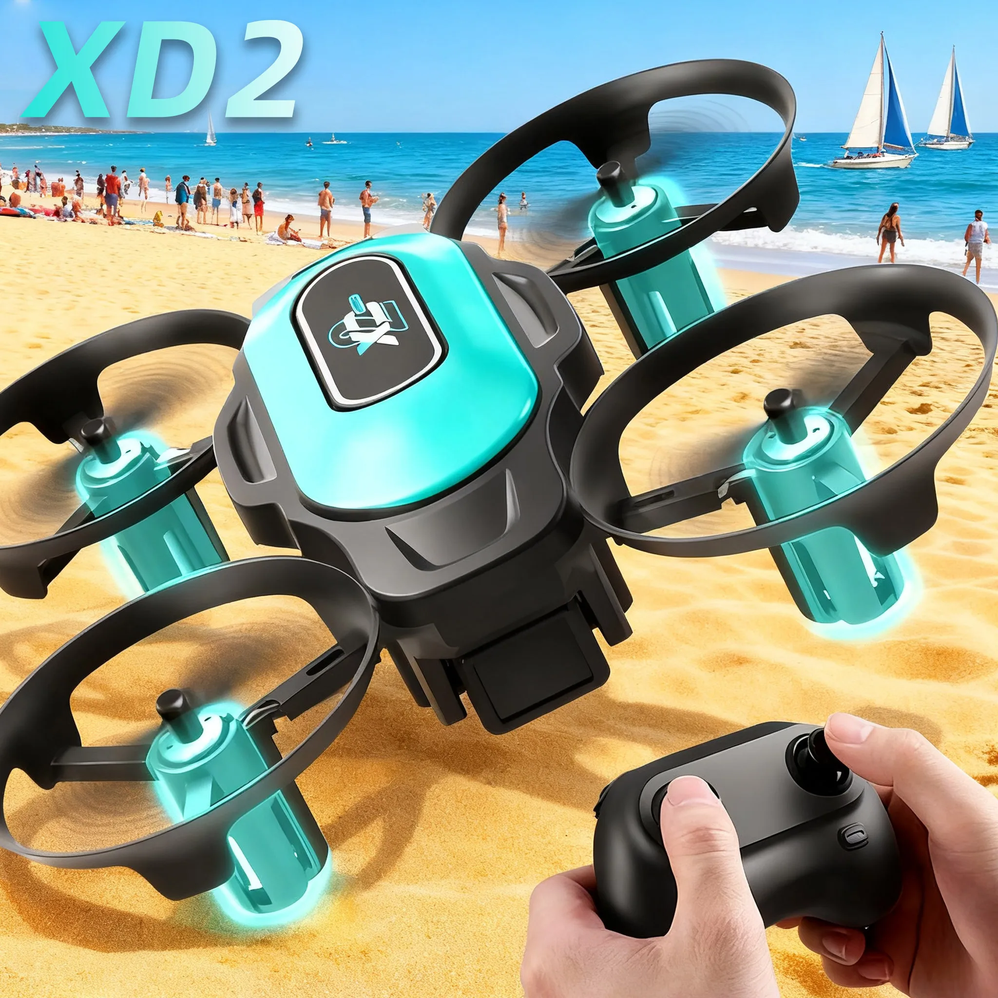 Mini Dron XD2, 360 °   Acrobac - Drone Battery Case reseña y precio