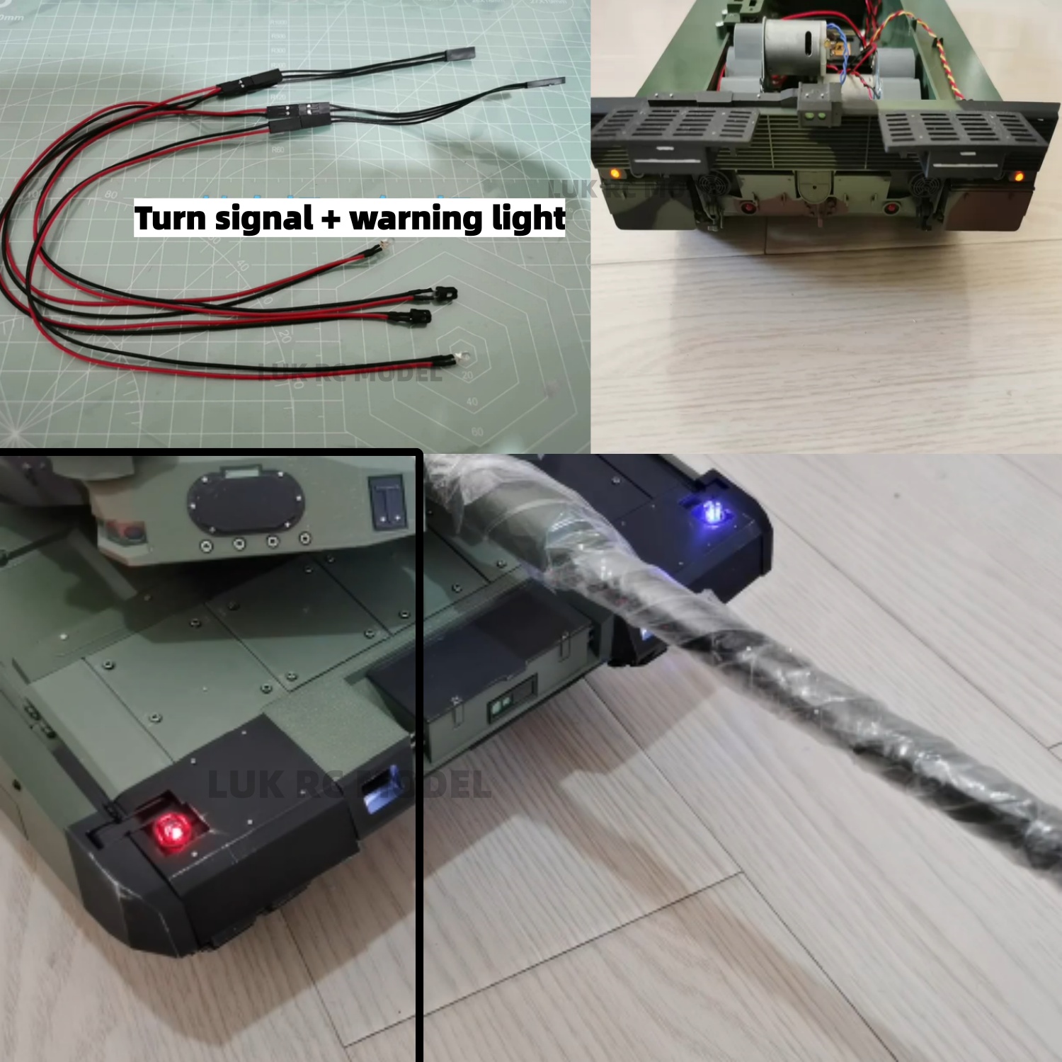 Iluminación trasera mejorada p - Drone Battery Alarm reseña y precio