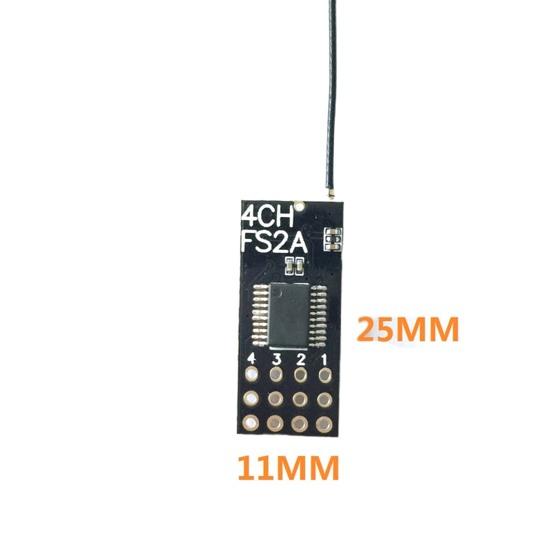 Receptor Flysky FS2A Mini 4CH  - Drone Battery Plate reseña y precio