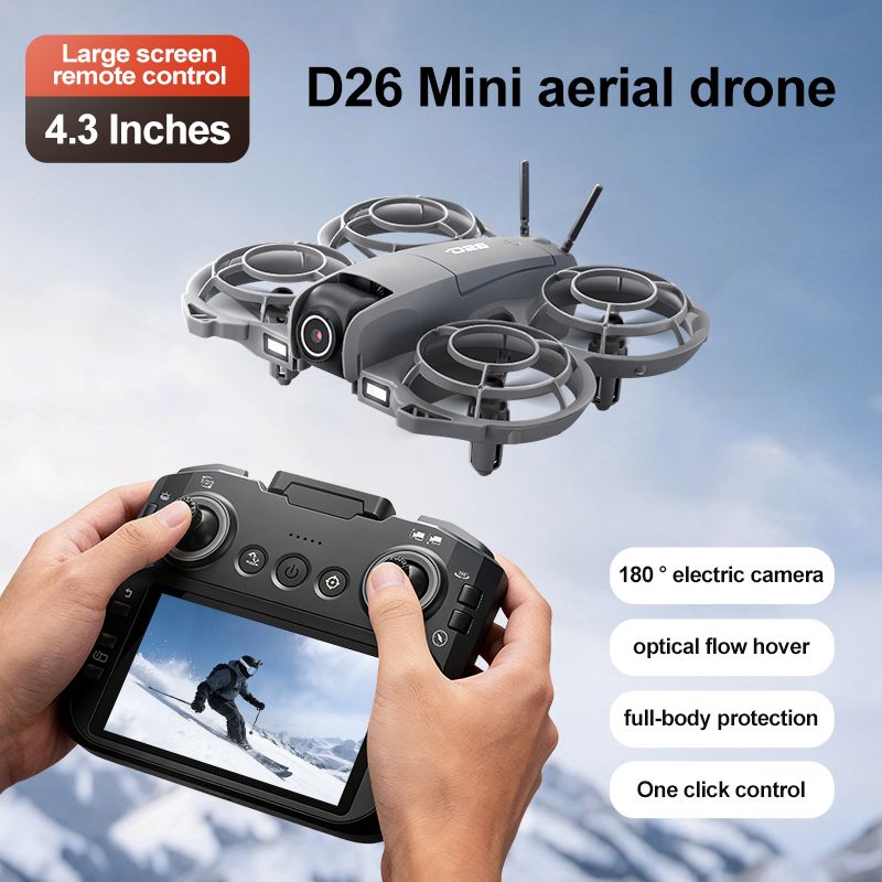 Dron D26 4K Aéreo HD 180 °   D - Drone Battery Balance Charger reseña y precio