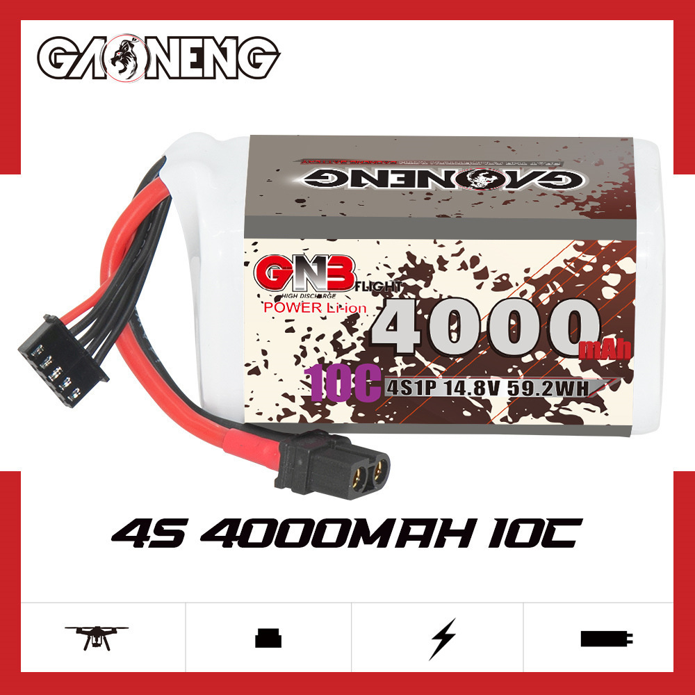 GNB 4000mAh 4S 14,8 V 10C 20C  - Drone Battery Plate reseña y precio