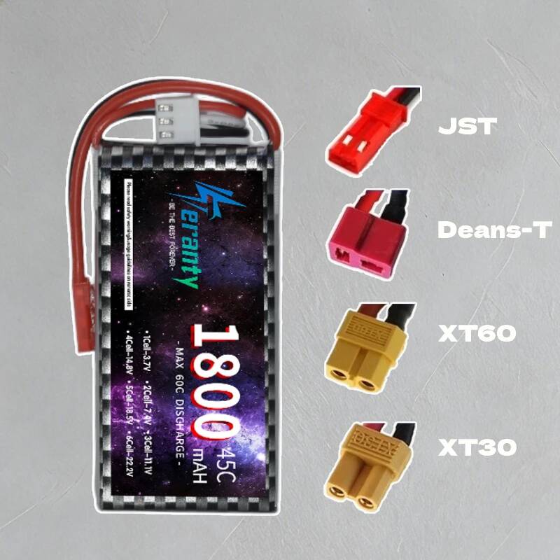 Batería Lipo TERANTY 2S 3S 4S  - Drone Battery 4S reseña y precio