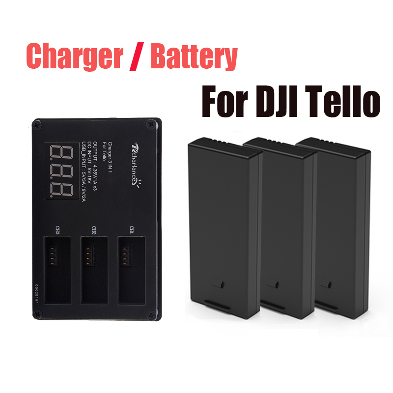 Batería Original DJI Tello/car - Drone Battery Balance Charger reseña y precio