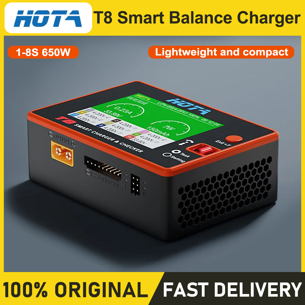 Cargador Inteligente HOTA T8 p - Drone Battery Smart reseña y precio