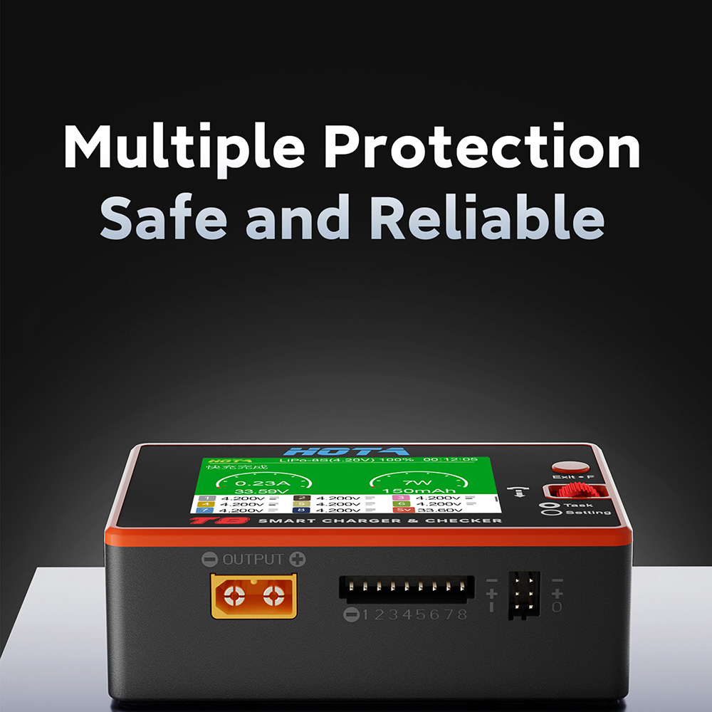 Cargador Inteligente HOTA T8 p - Drone Battery Smart reseña y precio
