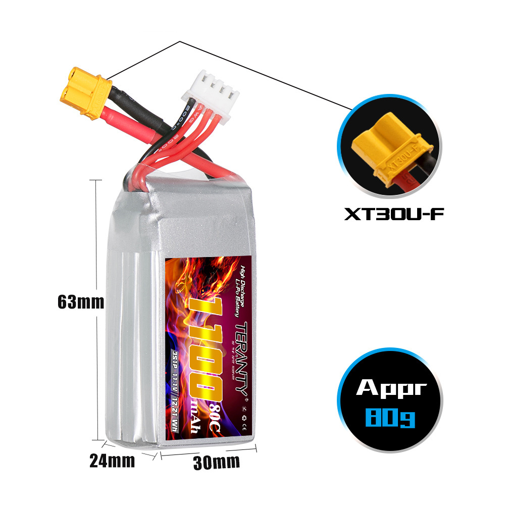 Batería LiPo TERANTY 3S 11,1 V - Drone Battery 3S reseña y precio