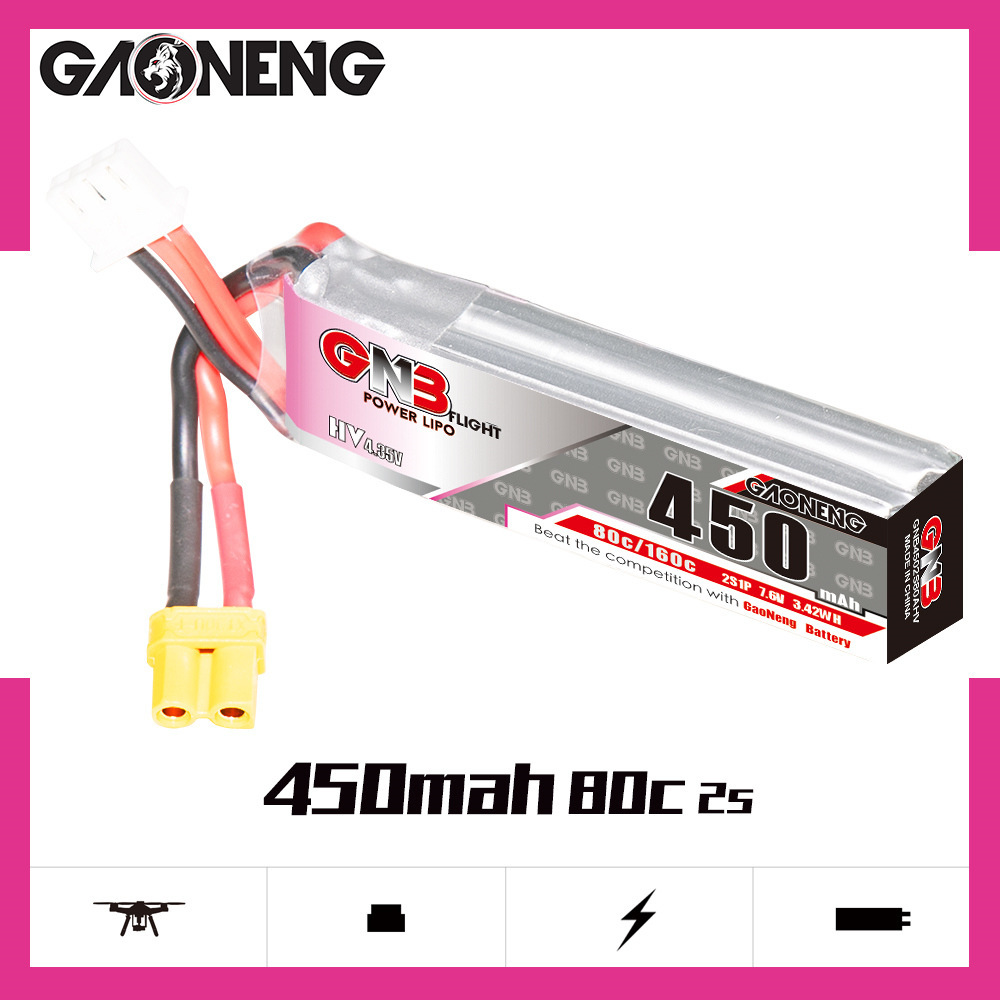 Batería LiPo GNB HV 2S 7,6 V 4 - Drone Battery Plate reseña y precio