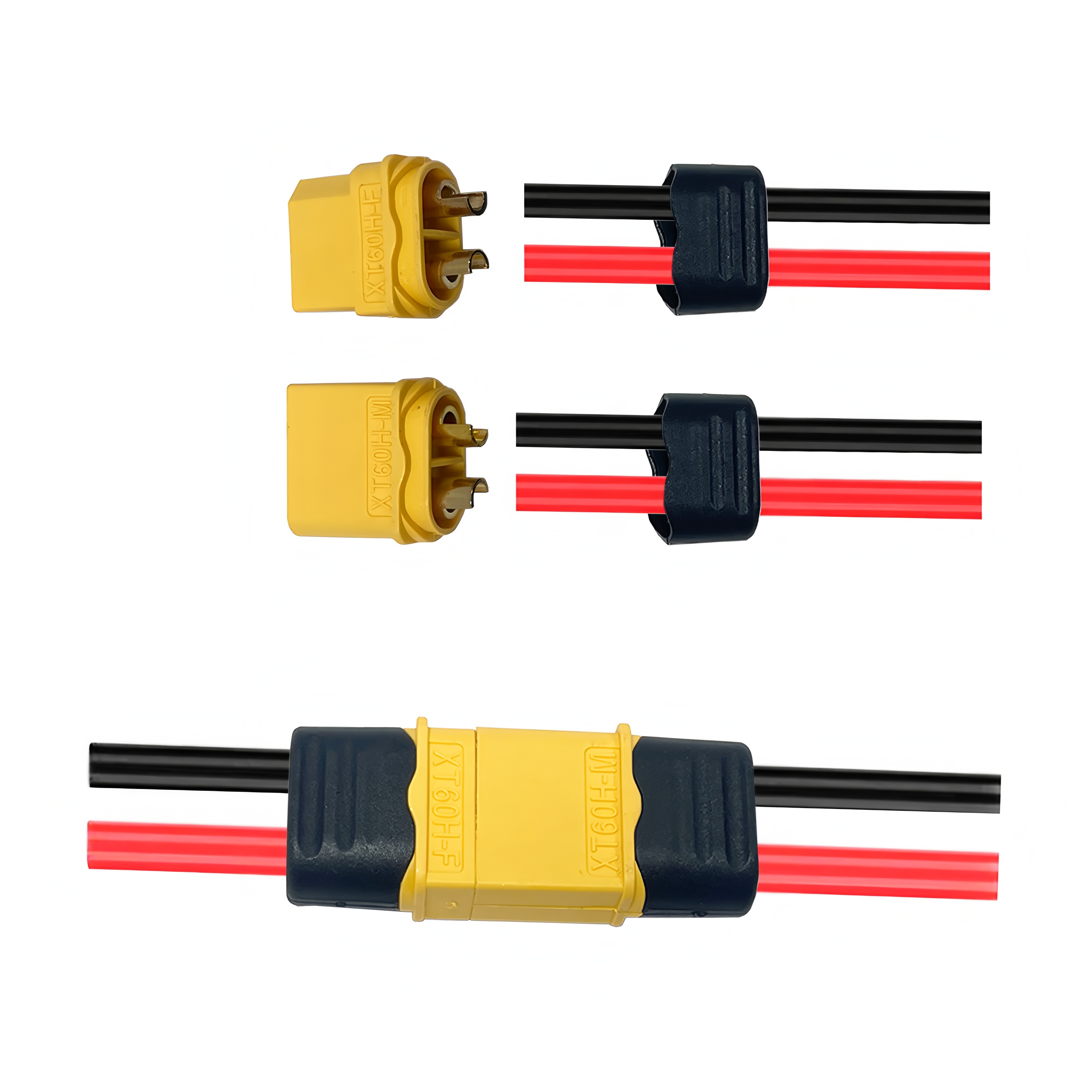 Conector XT60H y Carcasa (10/2 - Drone Battery Connector reseña y precio
