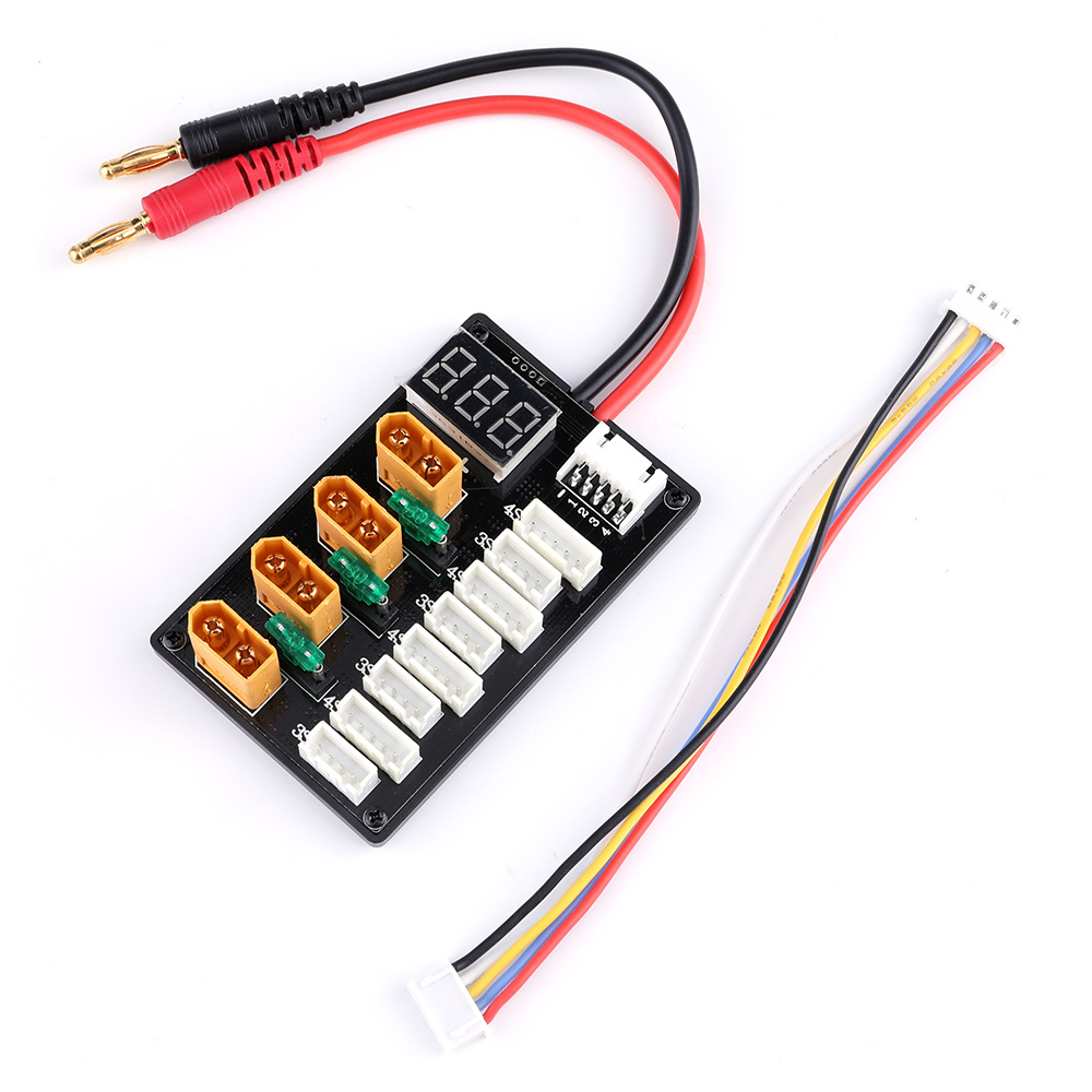 Enchufe XT60 3S 4S batería Lip - Drone Battery Parallel Board reseña y precio