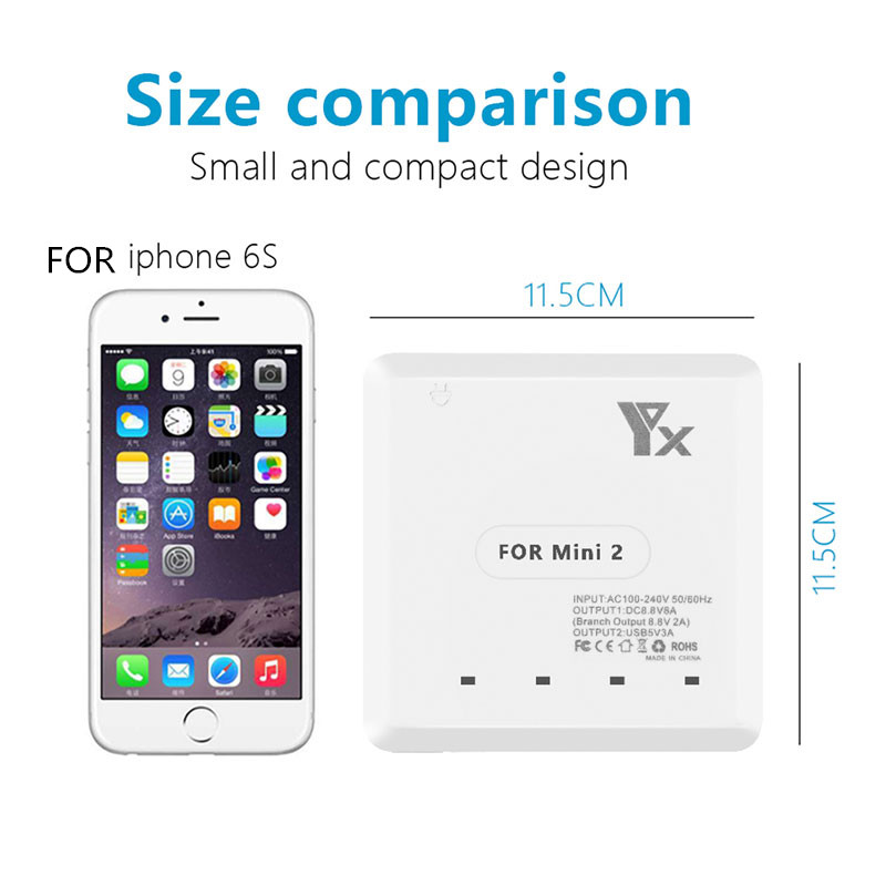 YX 6 en 1 concentrador de carg - Drone Battery Smart reseña y precio