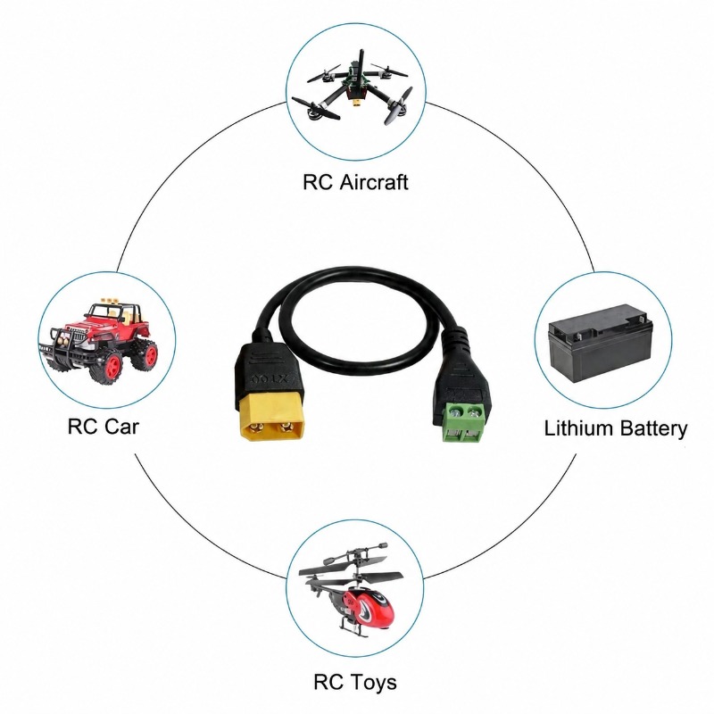 Conector XT60 Macho Hembra a C - Drone Battery Balance Charger reseña y precio