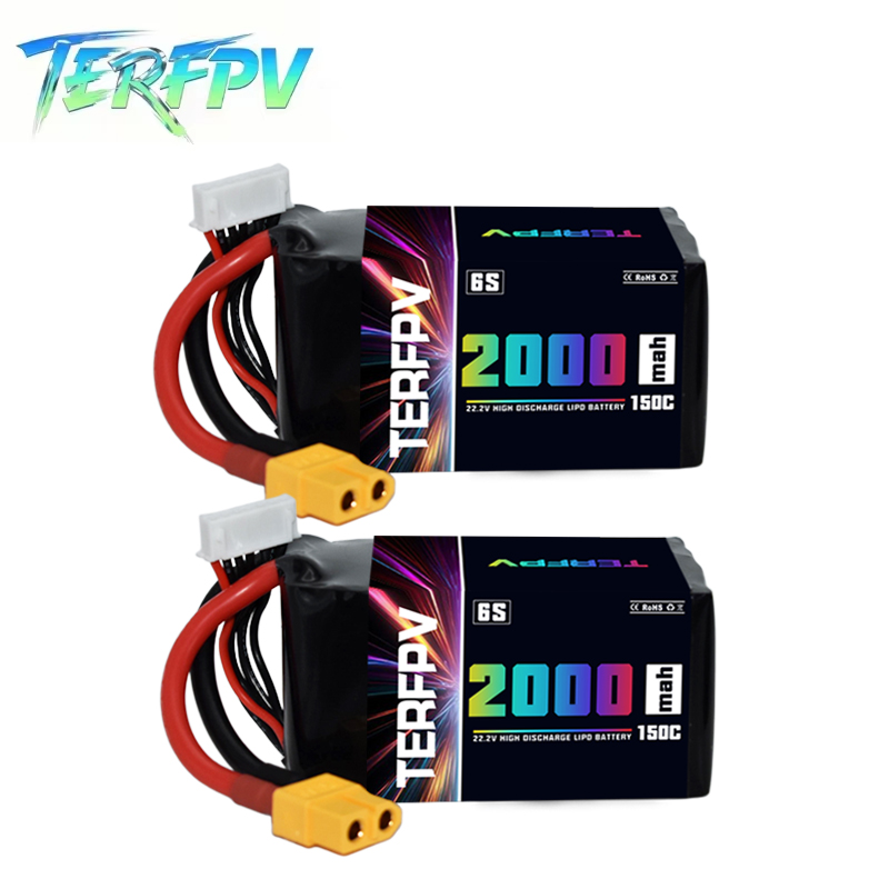 TERFPV 6S 22,2 V 2000mAh 150C/ - Drone Battery Plate reseña y precio