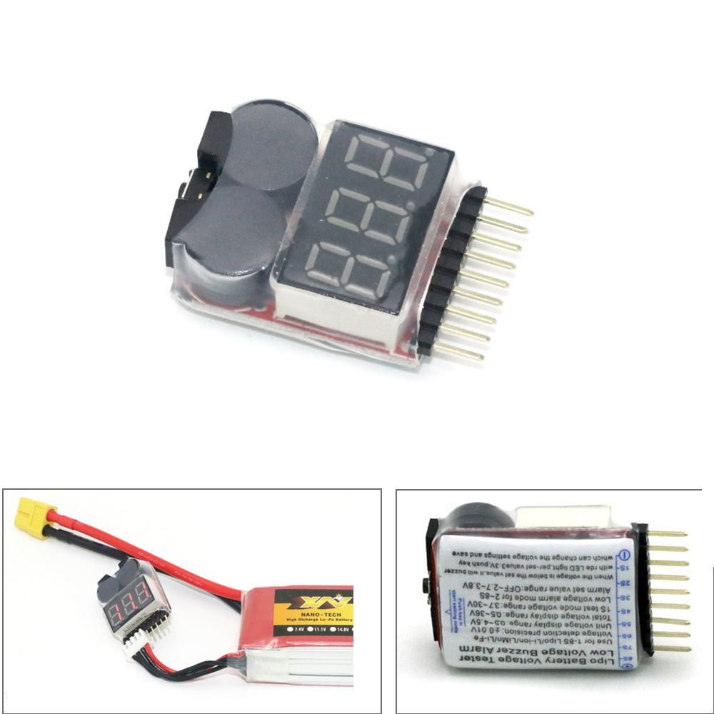 Probador de voltaje de batería - Drone Battery Alarm reseña y precio