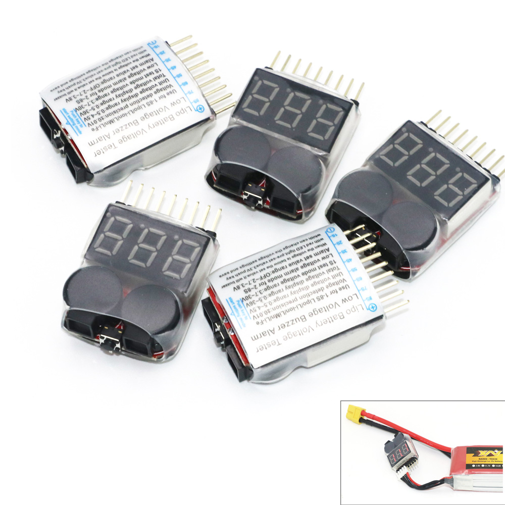 Probador de voltaje de batería - Drone Battery Alarm reseña y precio