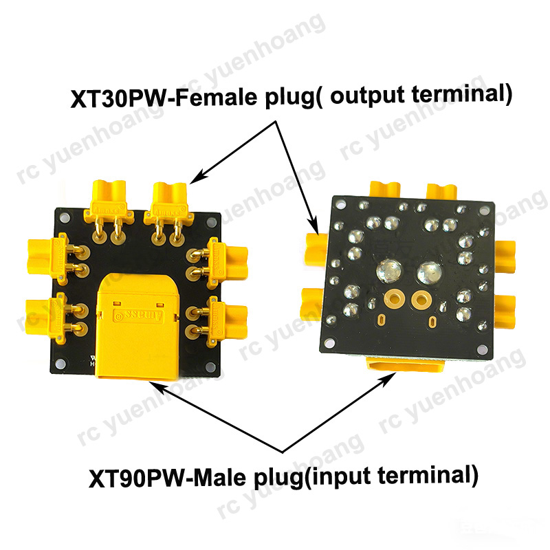 1 Uds XT30PW-placa de distribu - Drone Battery Parallel Board reseña y precio