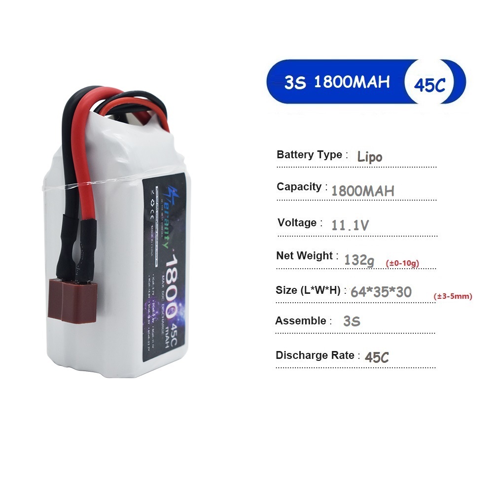 Batería LiPo de 11,1 V, 3S, 15 - Drone Battery 3S reseña y precio
