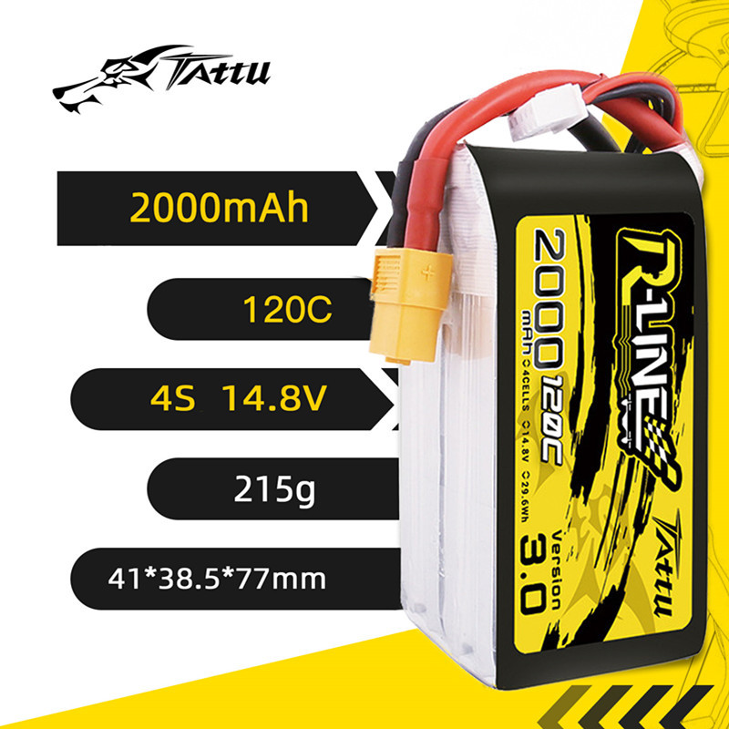 Batería Lipo TATTU R-LINE 3,0  - Drone Battery 4S reseña y precio