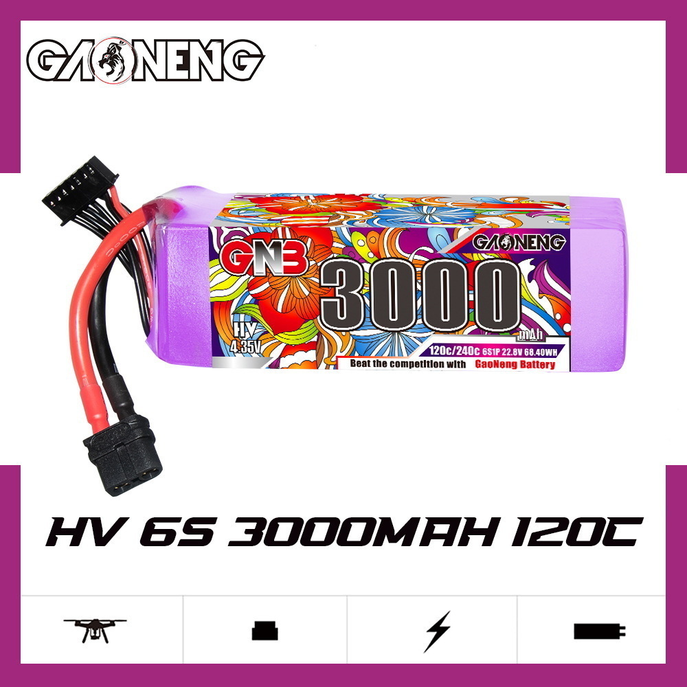 Batería Lipo GNB 6S 22,8 V 300 - Drone Battery Plate reseña y precio