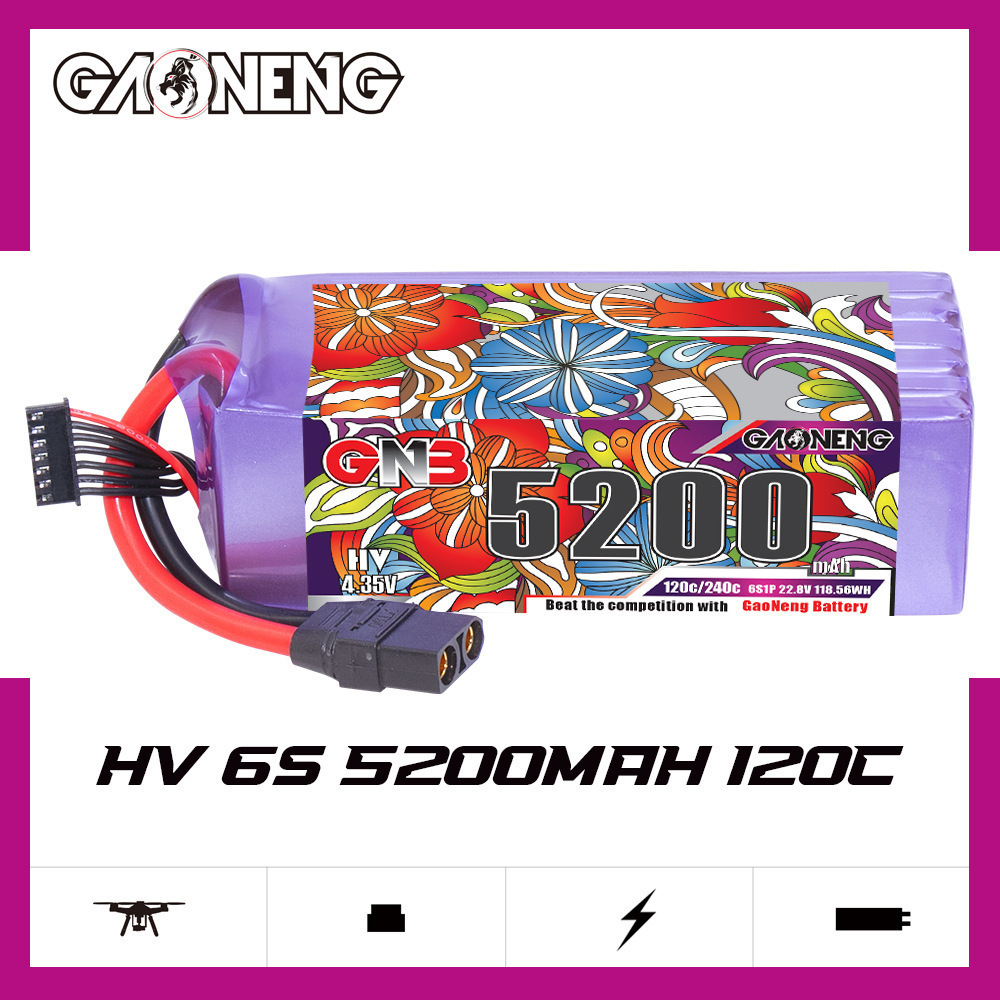 Batería Lipo GNB 6S 22,8 V 300 - Drone Battery Plate reseña y precio