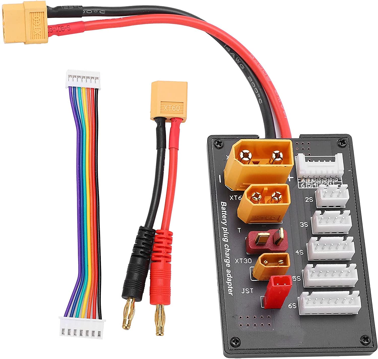 Conector XT90 XT30 JST T, plac - Drone Battery Parallel Board reseña y precio