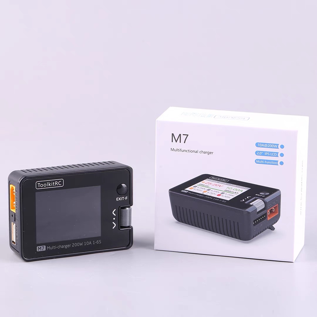 Para ToolkitRC M7 200W 10A DC  - Drone Battery Voltage Checker reseña y precio