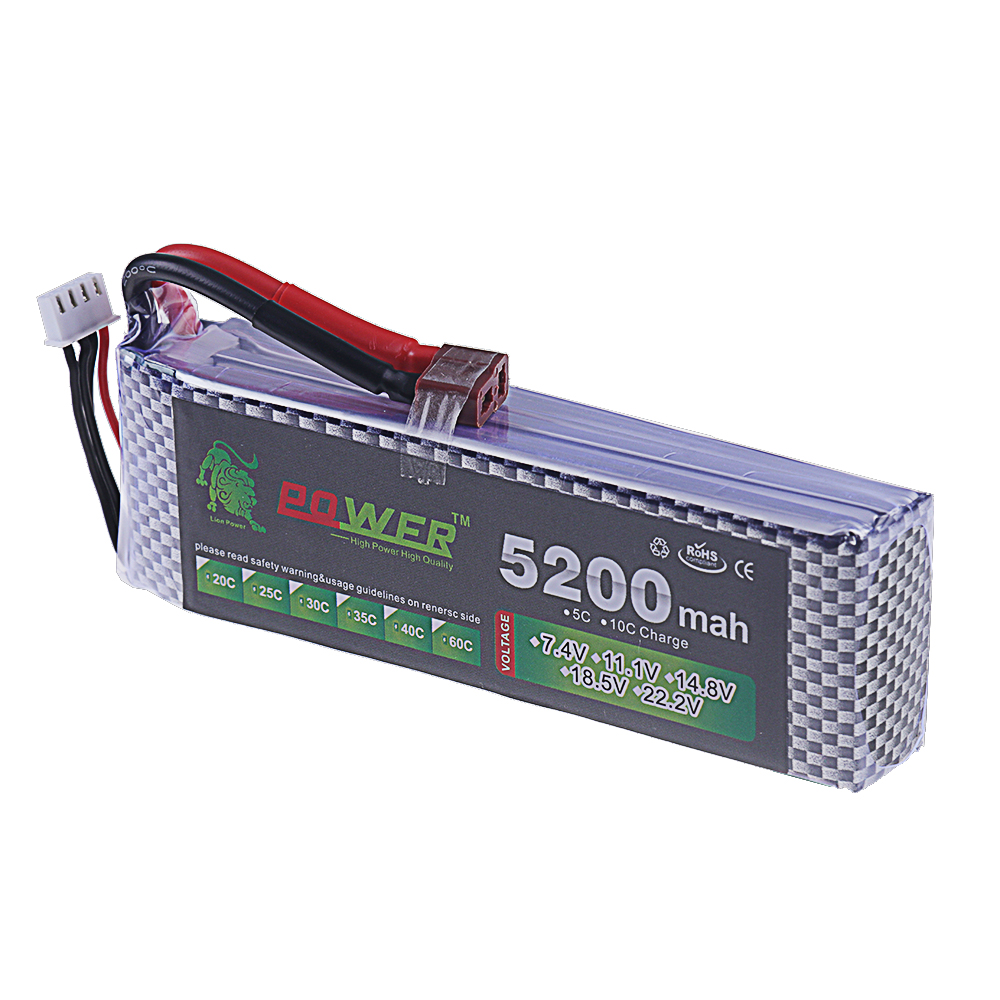 Batería Lipo 3S 11,1 V 5200mah - Drone Battery 3S reseña y precio