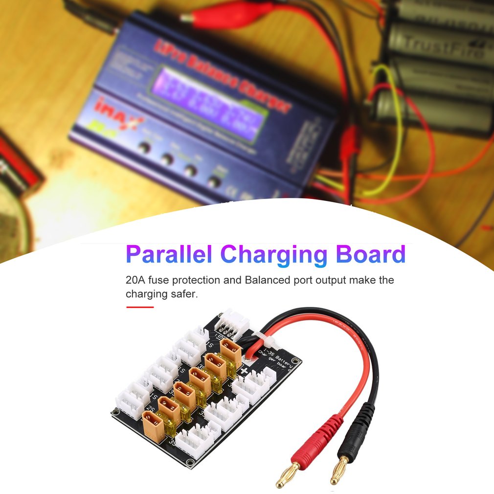 Placa de carga paralela de bat - Drone Battery Parallel Board reseña y precio