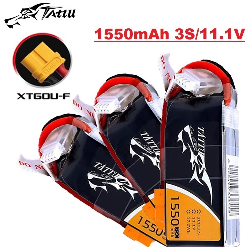 TATTU-batería LiPo 3S de 11,1  - Drone Battery 3S reseña y precio